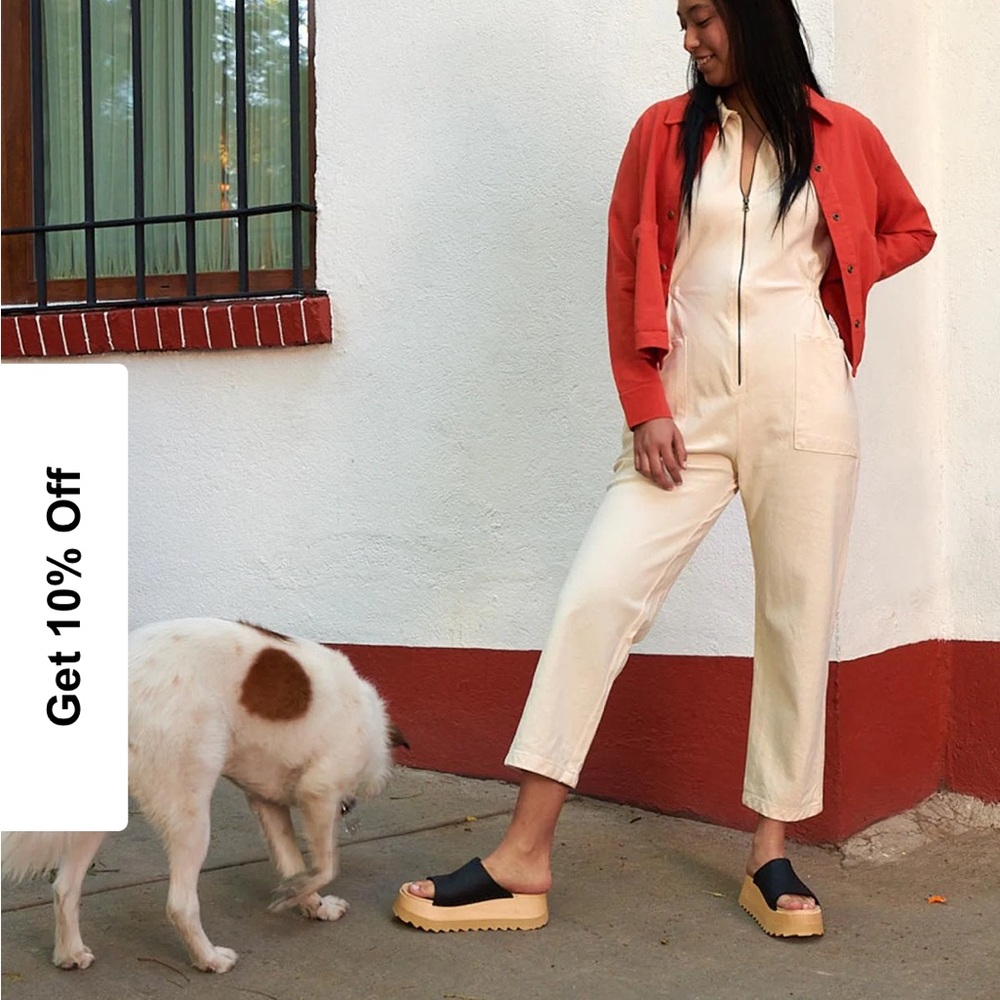 Noble Cream Jumpsuit for Women